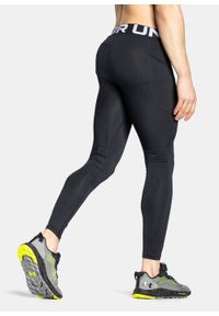 Legginsy treningowe męskie czarne Under Armour ColdGear Leggings. Kolor: czarny. Materiał: elastan. Wzór: jednolity #2