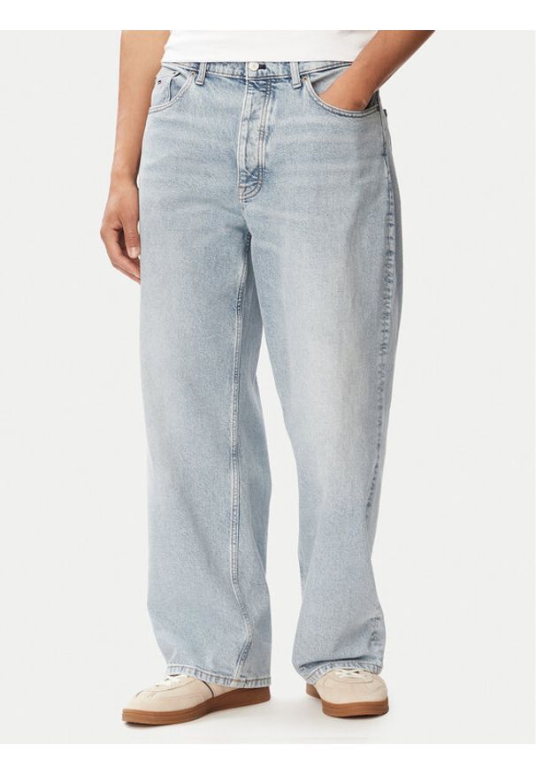Tommy Jeans Jeansy Theo Baggy DM0DM23739 Niebieski jasny Loose Fit. Kolor: niebieski