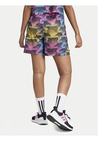 Adidas - adidas Szorty sportowe Tiro Print IQ4813 Kolorowy Loose Fit. Materiał: syntetyk. Wzór: nadruk, kolorowy #5
