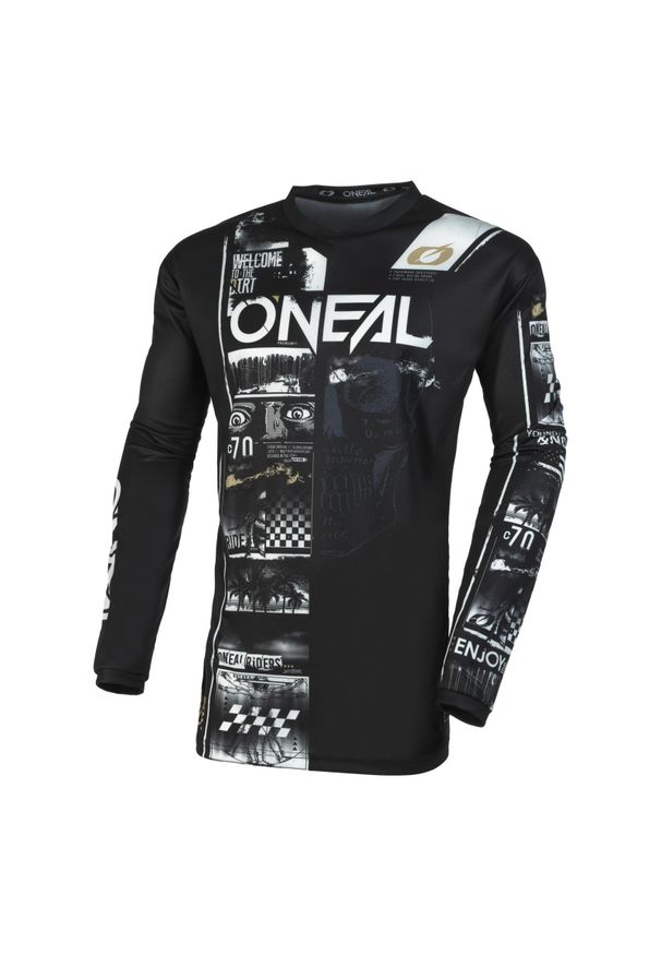 O'NEAL - Bluza rowerowa mtb dziecięca O`neal Attack. Kolor: biały, wielokolorowy, czarny