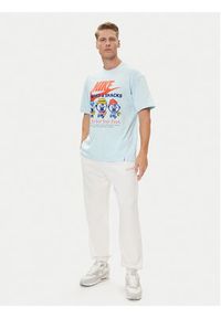 Nike T-Shirt HJ0754 Błękitny Regular Fit. Kolor: niebieski. Materiał: bawełna #2
