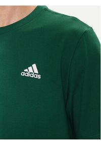 Adidas - adidas T-Shirt Essentials Single Jersey Embroidered Small Logo IJ6111 Zielony Regular Fit. Kolor: zielony. Materiał: bawełna #4