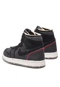Nike Sneakersy Air Jordan 1 High Zoom CW2414 001 Czarny. Kolor: czarny. Materiał: materiał. Model: Nike Air Jordan, Nike Zoom #8