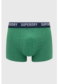 Superdry bokserki (2-pack) męskie kolor zielony. Kolor: zielony. Materiał: bawełna #2