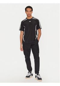 Adidas - adidas T-Shirt adicolor Teamgeist JC6229 Czarny Loose Fit. Kolor: czarny. Materiał: syntetyk #5