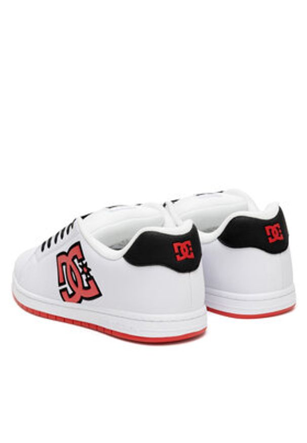 DC Sneakersy GAVELER DC01704270 Biały. Kolor: biały. Materiał: skóra