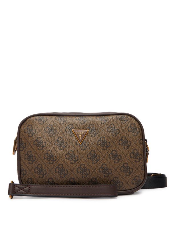 Guess Saszetka HMMILO P6150 Brązowy. Kolor: brązowy. Materiał: skóra