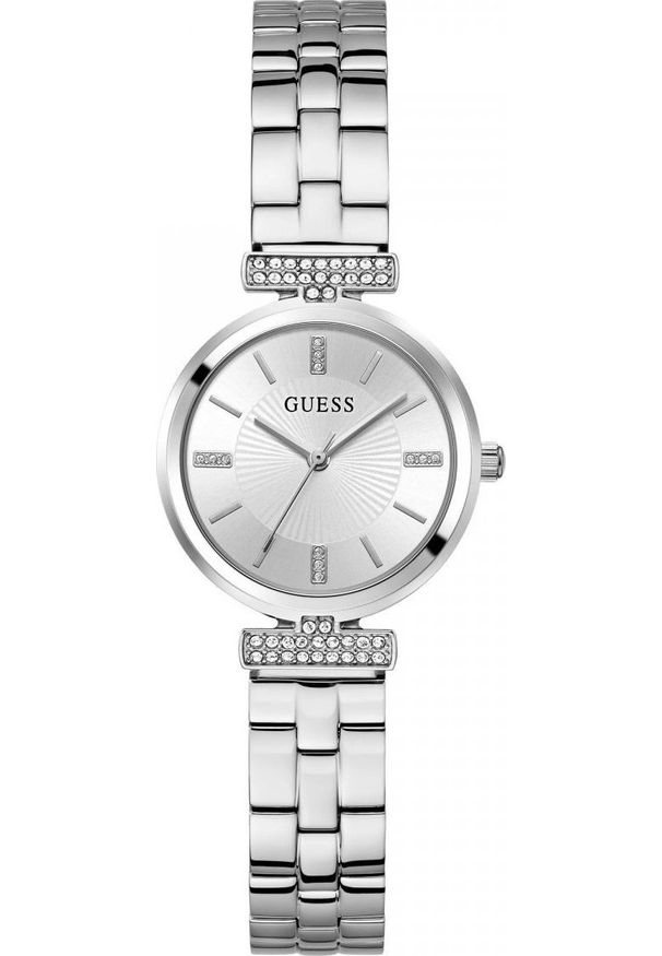 Zegarek damski Guess GW0762L1 CYRKONIE srebrny. Kolor: srebrny