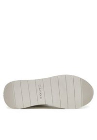 Calvin Klein Sneakersy Low Prof Runn Laceup Rubb Lth HM0HM01707 Biały. Kolor: biały. Materiał: nubuk, skóra #4