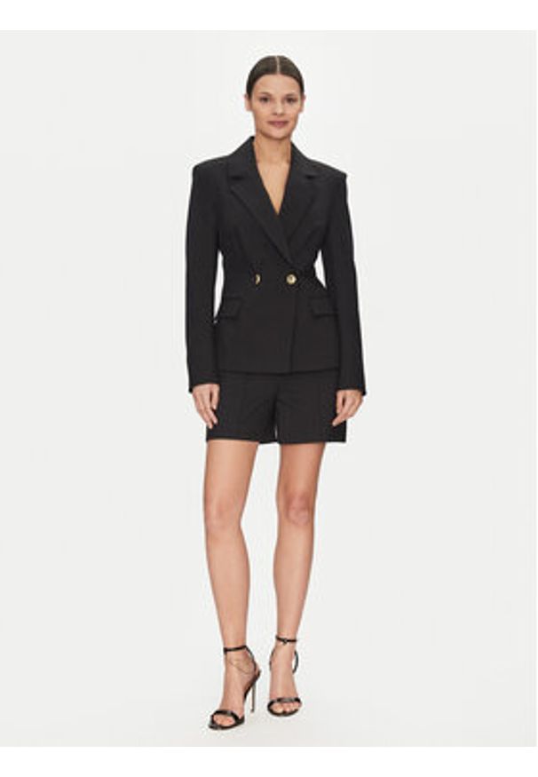 Guess Marynarka 5GGN24 7311A Czarny Regular Fit. Kolor: czarny. Materiał: bawełna, syntetyk