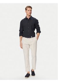 BOSS Chinosy 50559158 Beżowy jasny Tapered Fit. Kolor: beżowy. Materiał: bawełna #5