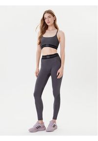 Adidas - adidas Biustonosz sportowy Hyperglam JN2661 Szary Slim Fit. Kolor: szary. Materiał: syntetyk #5