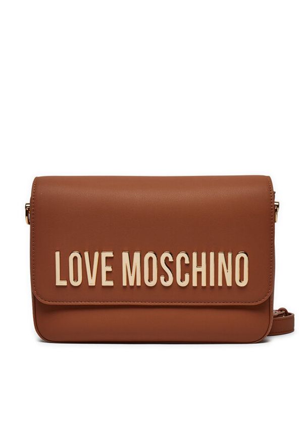 Love Moschino - LOVE MOSCHINO Torebka JC4023PP1LKD0208 Brązowy. Kolor: brązowy. Materiał: skórzane