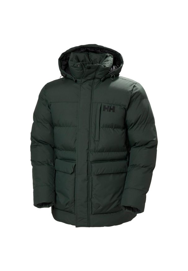 Parka Helly Hansen Vardo. Kolor: czarny, wielokolorowy, zielony. Sezon: zima