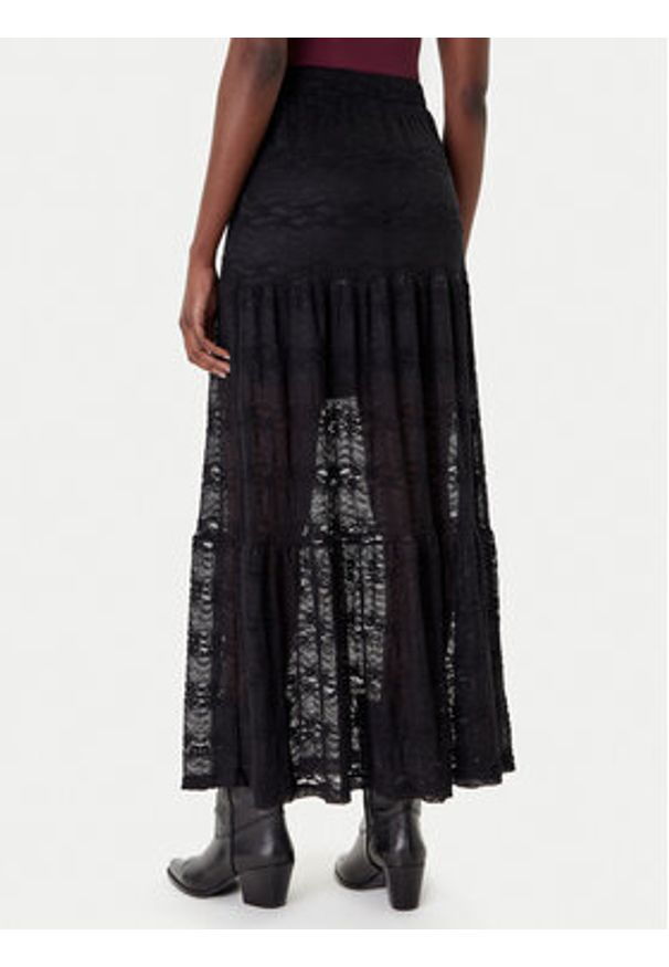 only - ONLY Spódnica maxi Luna 15353206 Czarny Regular Fit. Kolor: czarny. Materiał: syntetyk