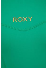 Roxy jednoczęściowy strój kąpielowy kolor zielony miękka miseczka. Kolor: zielony. Materiał: dzianina. Długość: długie #3