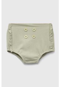 Guess komplet niemowlęcy kolor biały. Kolor: biały. Materiał: bawełna, dzianina. Wzór: nadruk #2