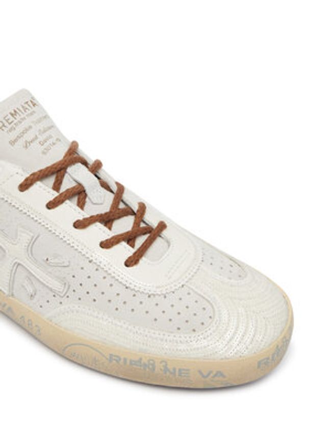 Premiata Sneakersy Davidd Var 8294 Biały. Kolor: biały. Materiał: skóra