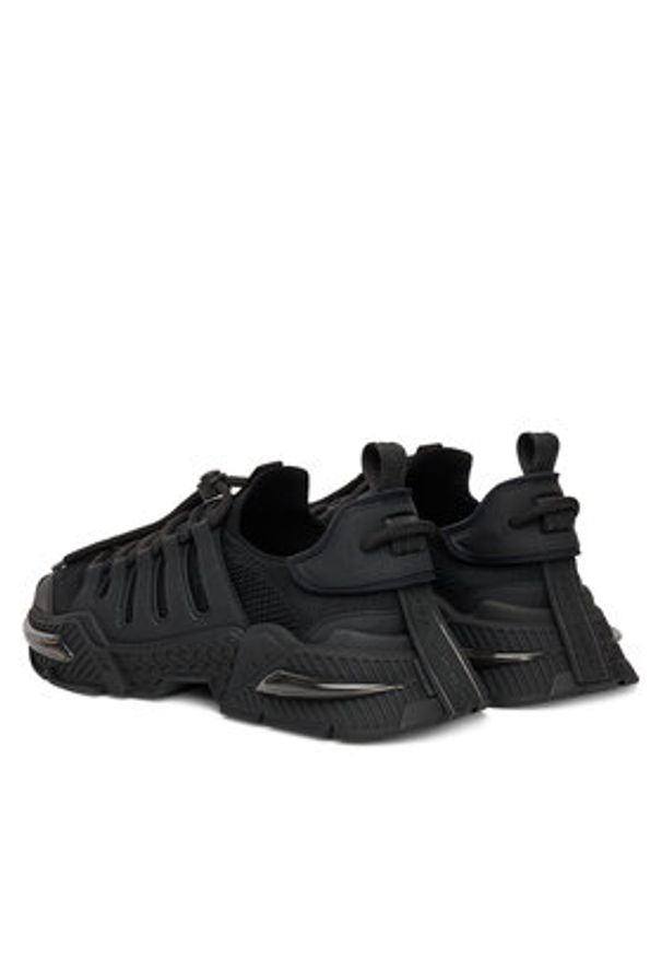 DOLCE & GABBANA - Dolce&Gabbana Sneakersy CS2253 AV061 Czarny. Kolor: czarny. Materiał: materiał