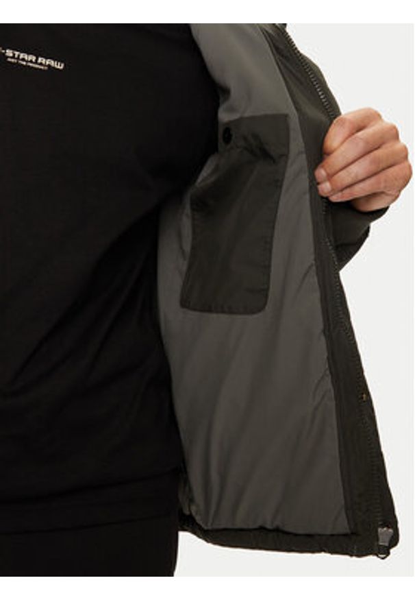 G-Star RAW - G-Star Raw Kurtka zimowa 4 Pocket D25353 D712 995 Szary Regular Fit. Kolor: szary. Materiał: syntetyk. Sezon: zima