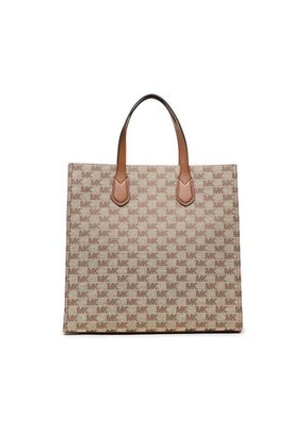 MICHAEL Michael Kors Torebka Kempner 30S3G4KT3J Beżowy. Kolor: beżowy