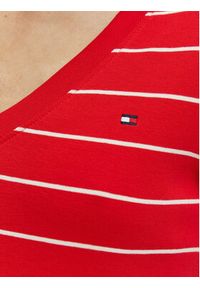 TOMMY HILFIGER - Tommy Hilfiger T-Shirt New Cody WW0WW40584 Czerwony Slim Fit. Kolor: czerwony. Materiał: bawełna #2