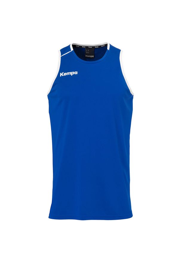 KEMPA - Tank top Kempa Player. Kolor: biały, niebieski, wielokolorowy. Materiał: materiał. Wzór: paski