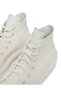 Converse Trzewiki Chuck Taylor All Star Lugged Heel Leather Platform A10370C Biały. Kolor: biały. Materiał: skóra. Obcas: na platformie