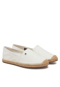 TOMMY HILFIGER - Tommy Hilfiger Espadryle Flag Canvas Espadrille FW0FW08541 Écru. Materiał: materiał #5