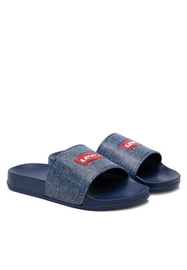 Levi's® Klapki Pool S VPOL0234S Granatowy. Kolor: niebieski