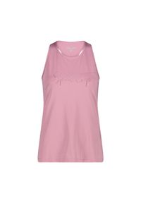 Damski tank top CMP. Kolor: różowy. Długość rękawa: bez rękawów