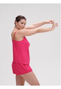 Simone Pérèle Szorty piżamowe Songe 18S640 Różowy Comfort Fit. Kolor: różowy. Materiał: wiskoza #9