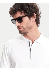 Pierre Cardin Polo C5 21455.2119 Biały Regular Fit. Typ kołnierza: polo. Kolor: biały. Materiał: bawełna #4