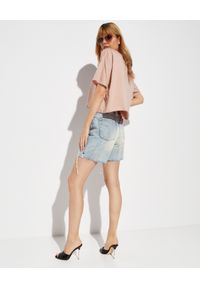 ONETEASPOON - Jeansowe szorty Bridgette High Waist. Stan: podwyższony. Kolor: niebieski. Materiał: jeans. Wzór: aplikacja