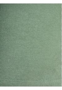 Gina Tricot Bluzka 20150 Zielony Slim Fit. Kolor: zielony. Materiał: bawełna