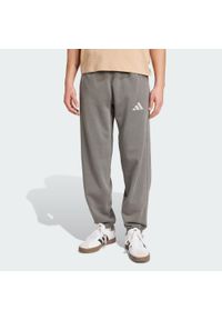Adidas - Spodnie ALL SZN French Terry Washed Loose. Kolor: czarny. Materiał: tkanina