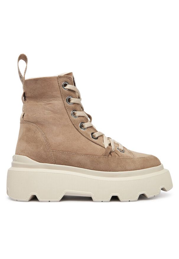 Inuikii Trzewiki Matilda Shearling 1002.002.0012 Beżowy. Kolor: beżowy. Materiał: zamsz, skóra