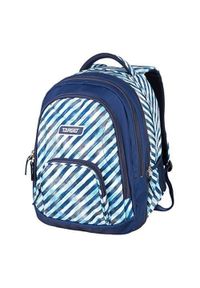 Target Plecak szkolny 2w1 , Niebieskie paski. Kolor: niebieski. Wzór: paski #1