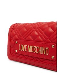 Love Moschino - LOVE MOSCHINO Torebka JC5681PP1OLA0500 Czerwony. Kolor: czerwony. Materiał: skórzane #4