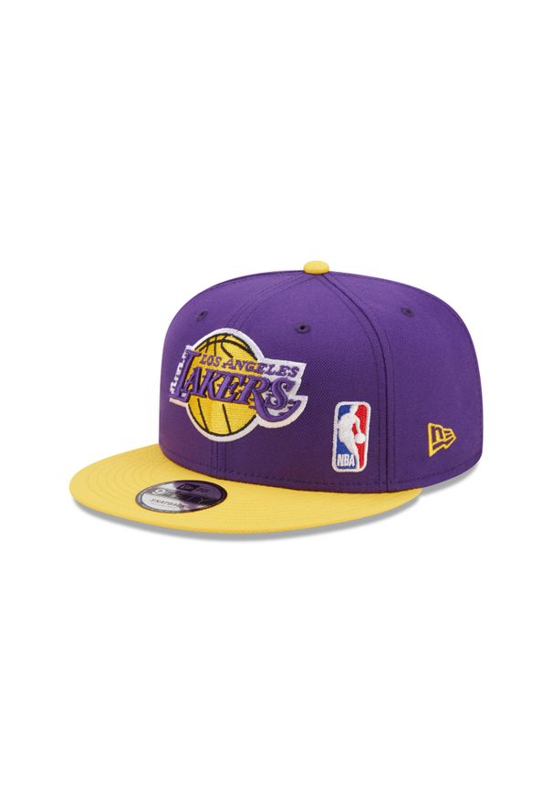 New Era - Czapka 9fifty Los Angeles Lakers. Kolor: żółty, wielokolorowy, fioletowy