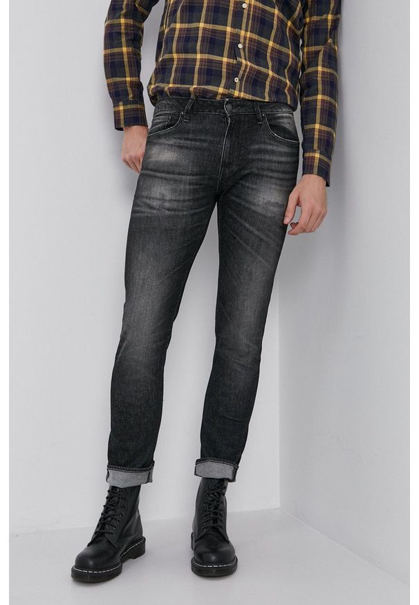 Guess - Jeansy ANGELS. Kolor: szary