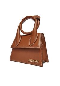 JACQUEMUS Torebka Le Chiquito Noeud 213BA005-3072 Brązowy. Kolor: brązowy. Materiał: skórzane #6