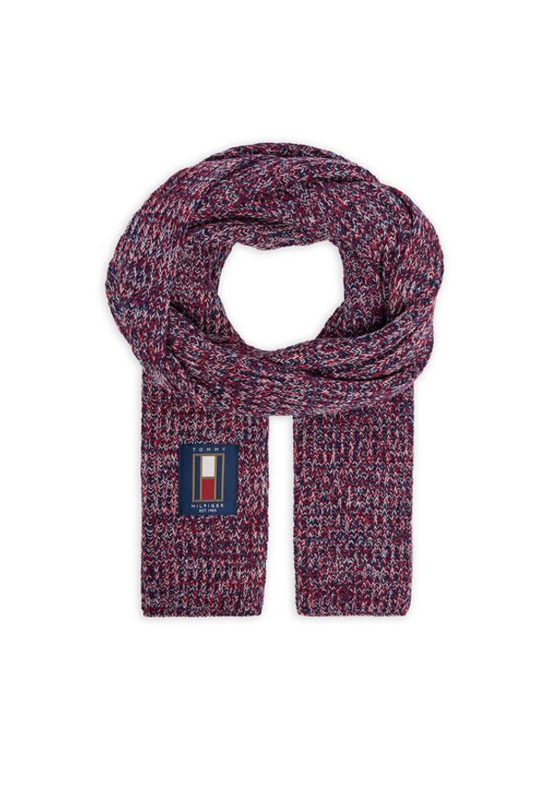 TOMMY HILFIGER - Tommy Hilfiger Szalik AM0AM12835 Granatowy. Kolor: niebieski. Materiał: wełna