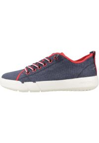 Geox - Buty GEOX J HYROO BOY Niebieski. Kolor: niebieski. Materiał: syntetyk, tkanina. Sport: turystyka piesza