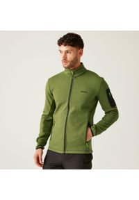 Regatta - Męska kurtka softshell Aldean. Kolor: zielony. Materiał: softshell. Sport: turystyka piesza #1