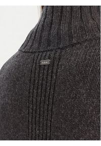 Barbour Golf Serena LKN1539CH51 Szary Regular Fit. Typ kołnierza: golf. Kolor: szary. Materiał: wełna, bawełna #4