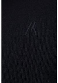 PRODUKT by Jack & Jones - Produkt by Jack & Jones Polo bawełniane kolor czarny z aplikacją. Typ kołnierza: polo. Kolor: czarny. Materiał: bawełna. Długość: krótkie. Wzór: aplikacja #4