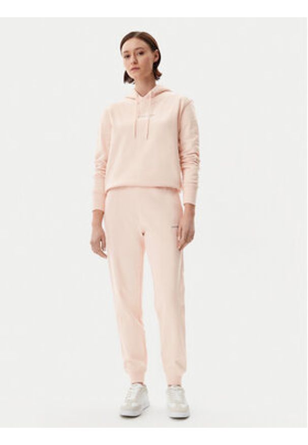 Calvin Klein Jeans Bluza Monologo J20J225358 Różowy Regular Fit. Kolor: różowy. Materiał: bawełna