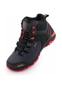 ALPINE PRO - Wodoodporne buty trekkingowe unisex Alpine Pro Lohane. Kolor: zielony. Materiał: skóra