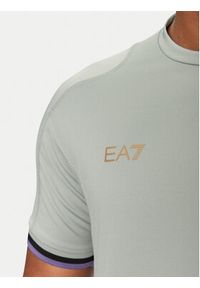 EA7 Emporio Armani Koszulka techniczna 7M000256 AF13537 U9024 Zielony Regular Fit. Kolor: zielony. Materiał: syntetyk #4